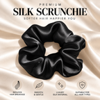 Daylivo mulberry silk scrunchies main